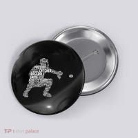 Baseball Catcher Men Kids Button thumb 0