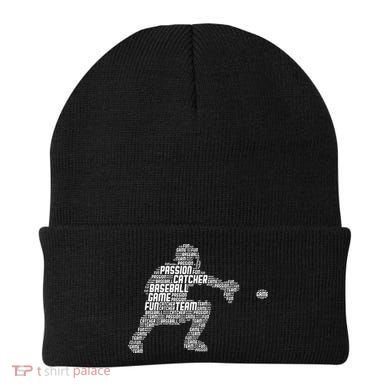 Baseball Catcher Men Kids Beanie