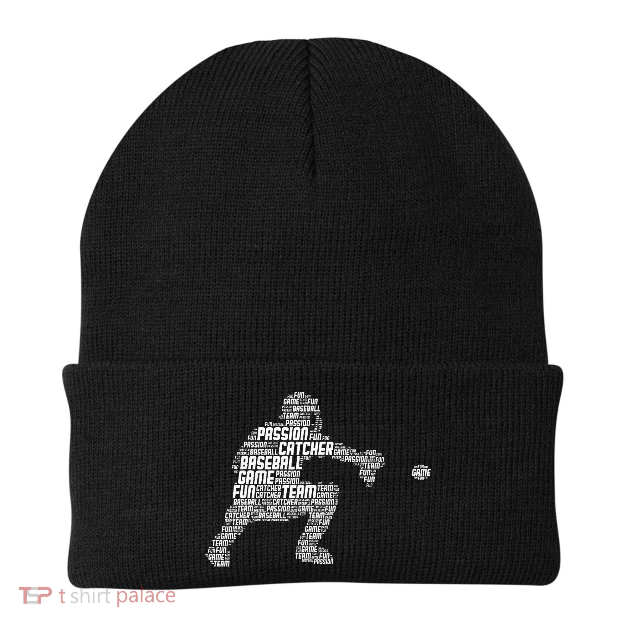 Baseball Catcher Men Kids Beanie