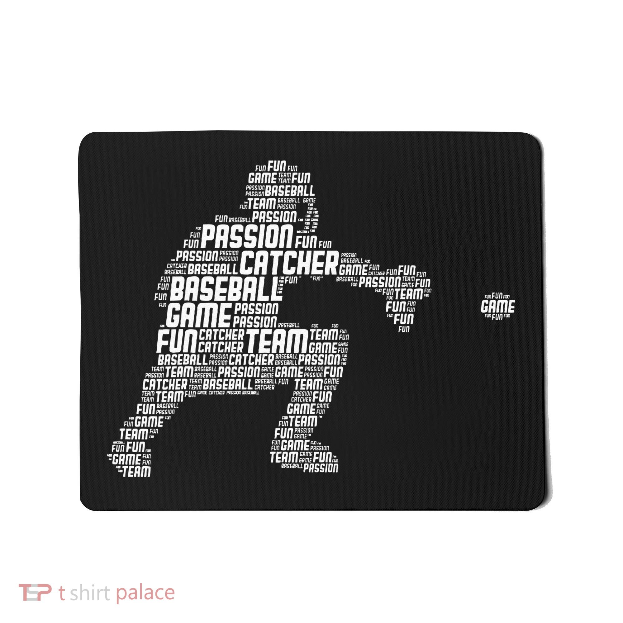 Baseball Catcher Men Kids Mousepad