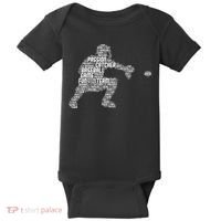 Baseball Catcher Men Kids Baby Bodysuit thumb 0
