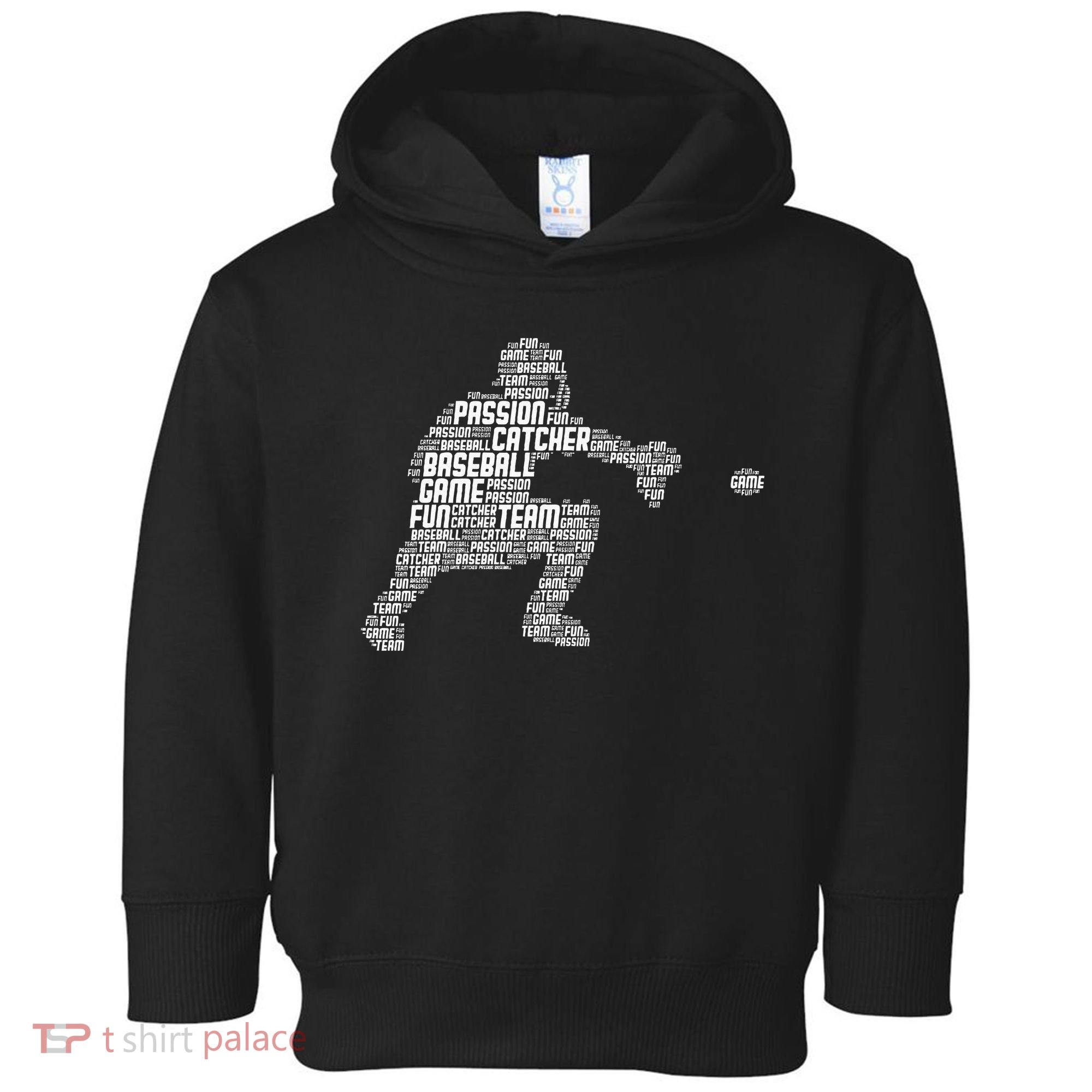 Baseball Catcher Men Kids Toddler Hoodie