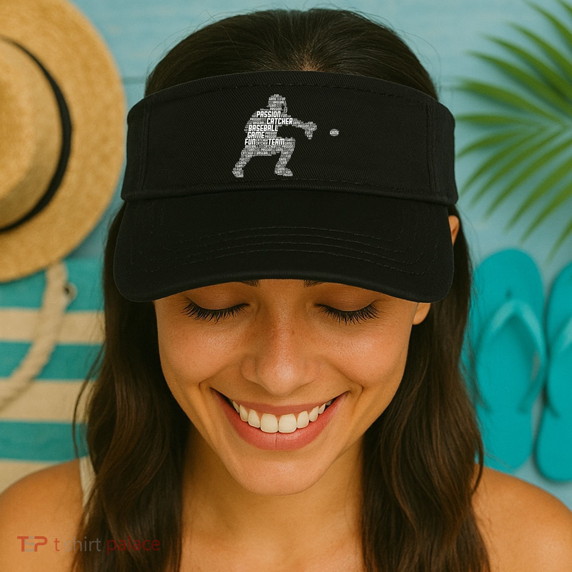 Baseball Catcher Men Kids Visor