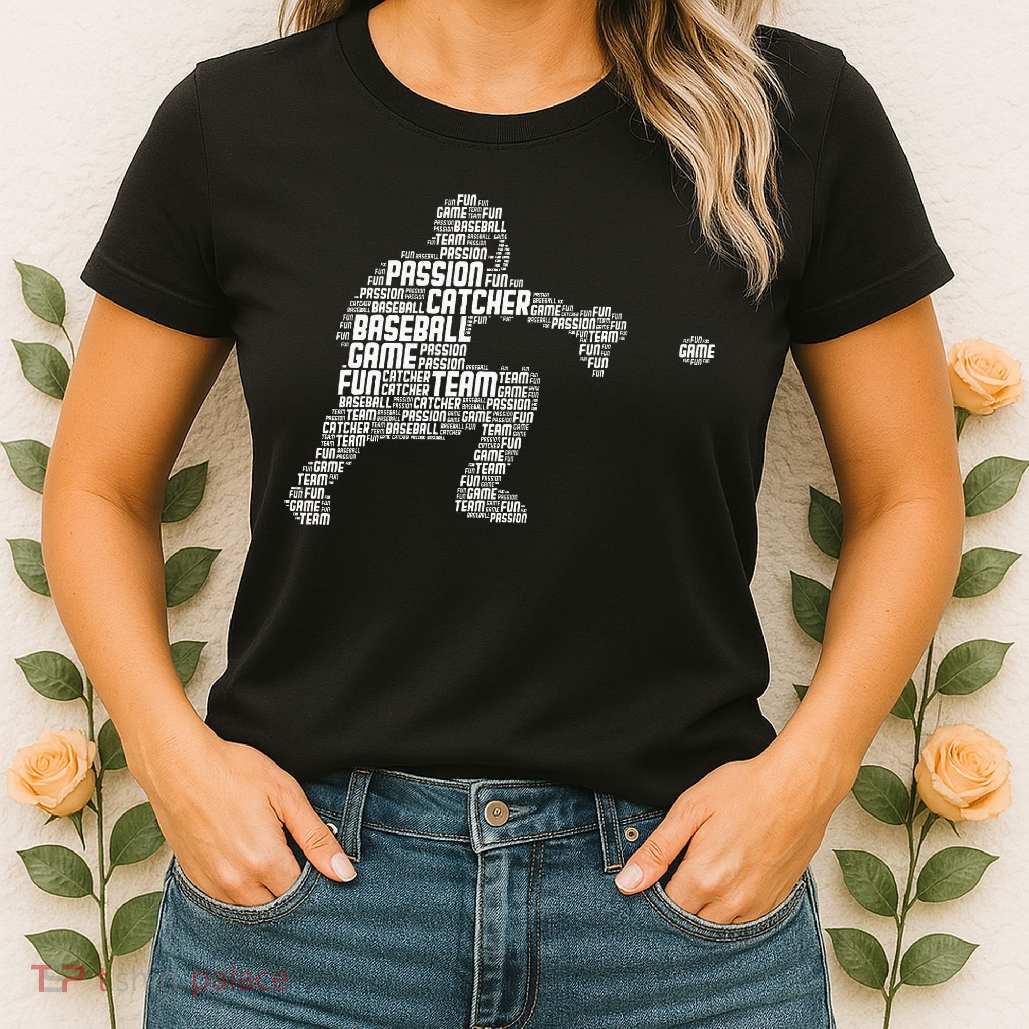 Baseball Catcher Men Kids Women's T-Shirt