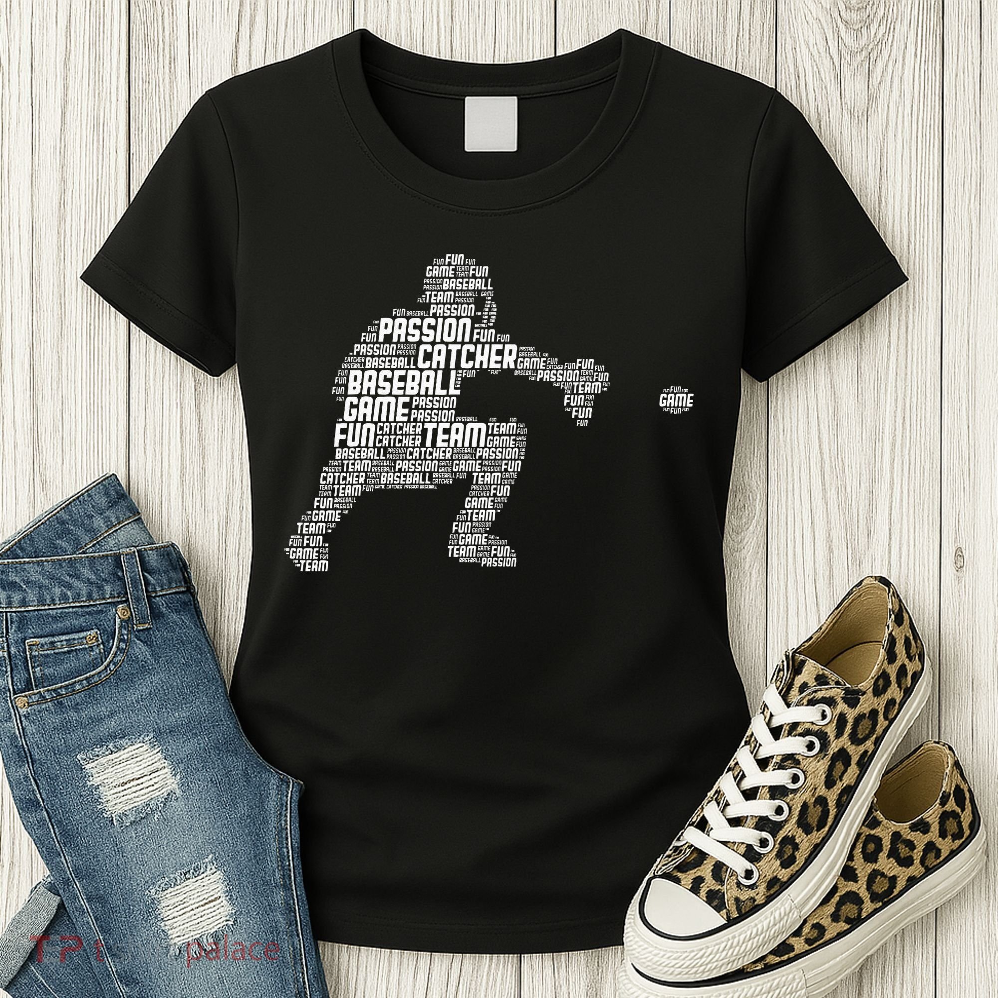 Baseball Catcher Men Kids Women's T-Shirt