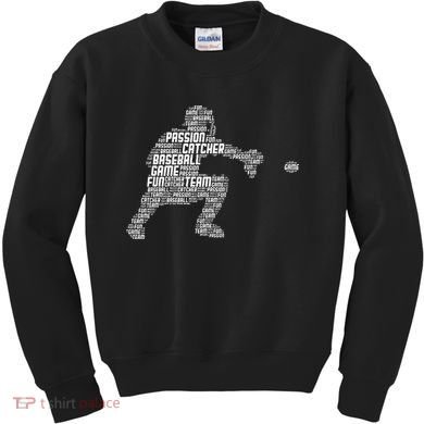 Baseball Catcher Men Kids Kids Sweatshirt