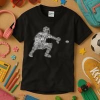 Baseball Catcher Men Kids Kids T-Shirt thumb 3