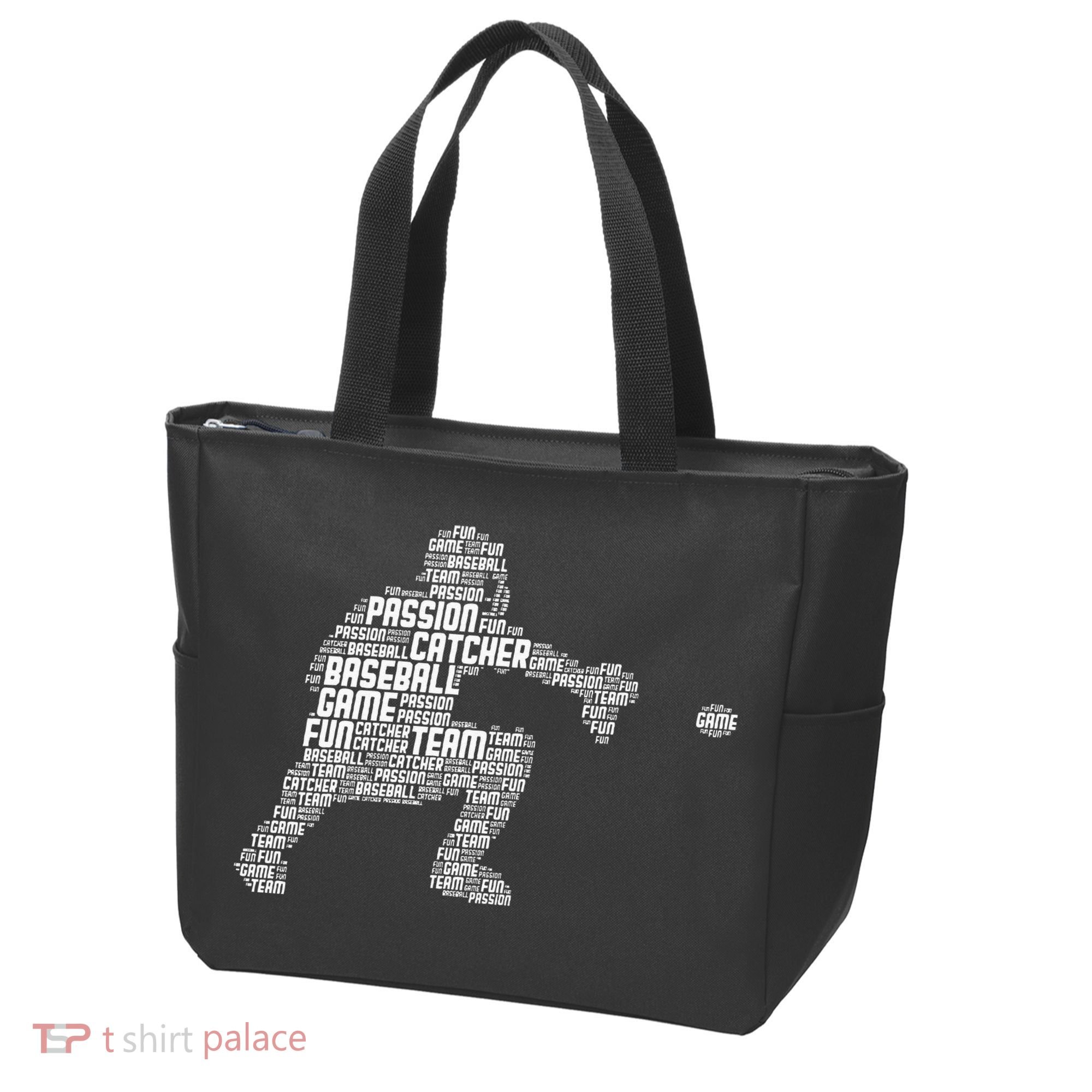 Baseball Catcher Men Kids Tote Bag