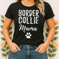 Border Collie Mama Funny Dog Lover Dog Mom Gift Women's T-Shirt thumb 2