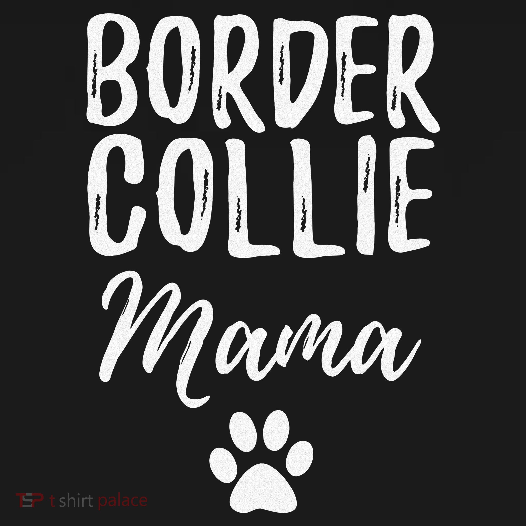 Border Collie Mama Funny Dog Lover Dog Mom Gift Kids Hoodie