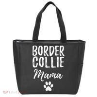 Border Collie Mama Funny Dog Lover Dog Mom Gift Tote Bag thumb 0