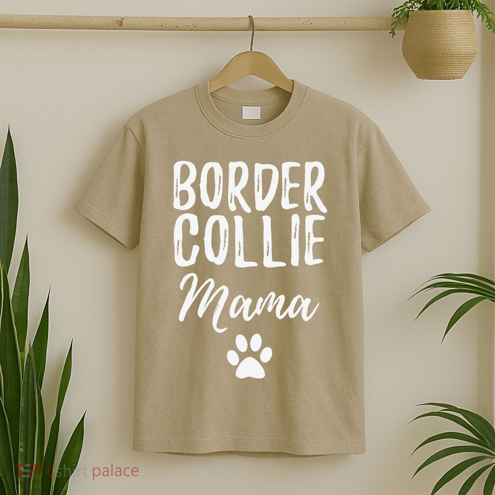 Border Collie Mama Funny Dog Lover Dog Mom Gift T-Shirt