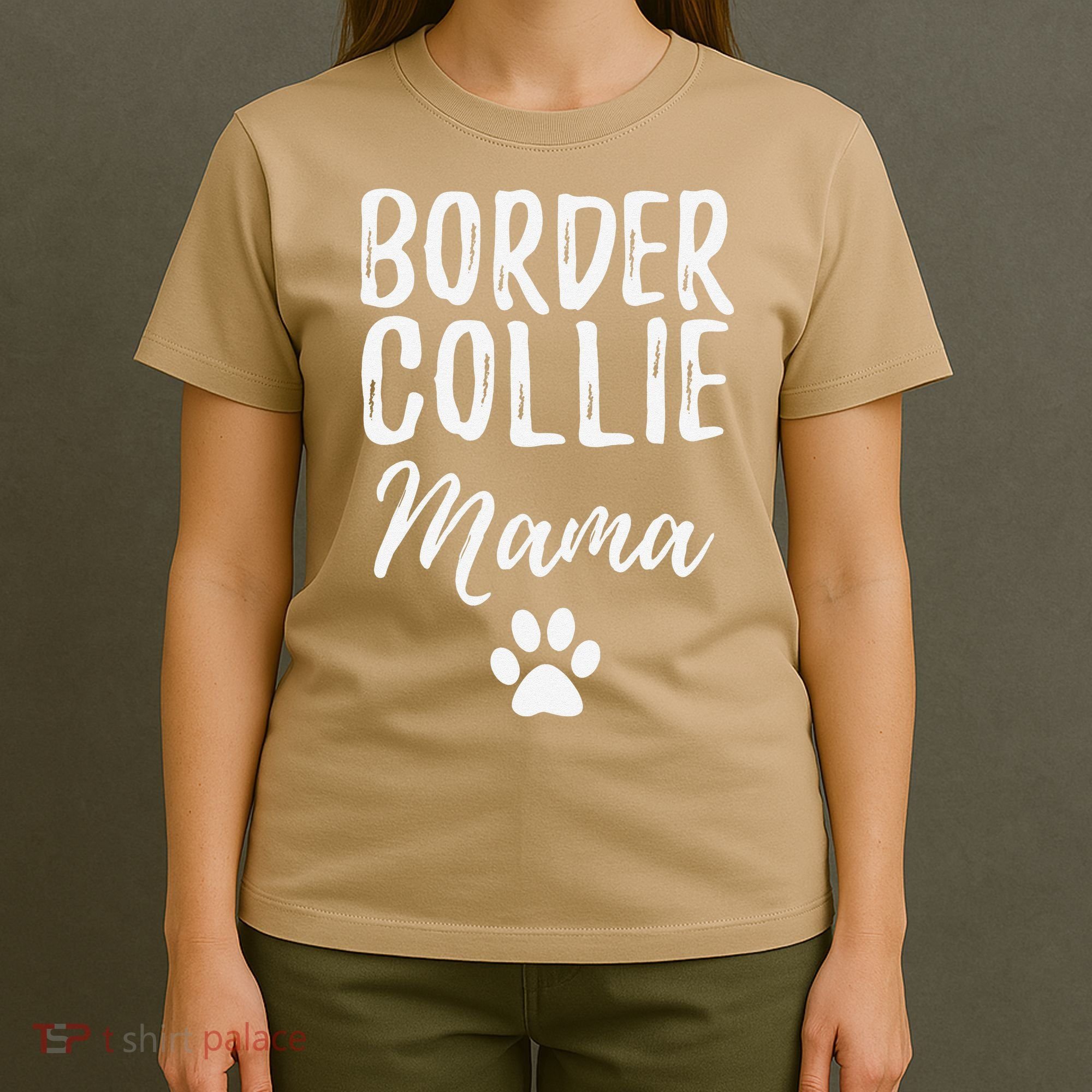 Border Collie Mama Funny Dog Lover Dog Mom Gift T-Shirt