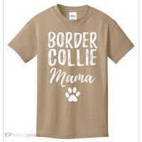 Border Collie Mama Funny Dog Lover Dog Mom Gift Kids T-Shirt thumb 0