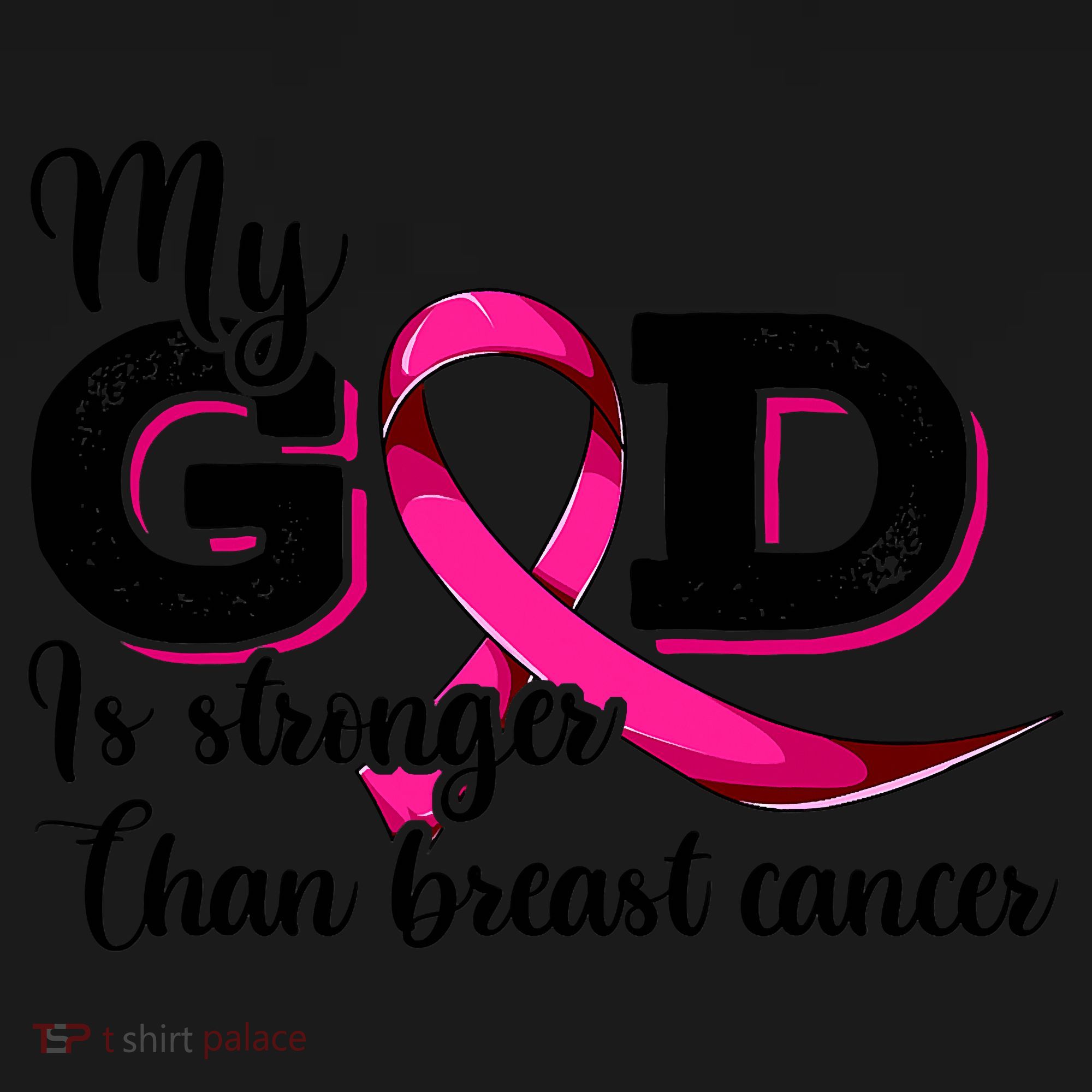 Breast Cancer My God Is Stronger Than Breast Cancer Kids Sweatshirt