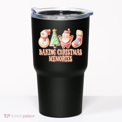 Baking Christmas Memories Cute Holiday Tumbler