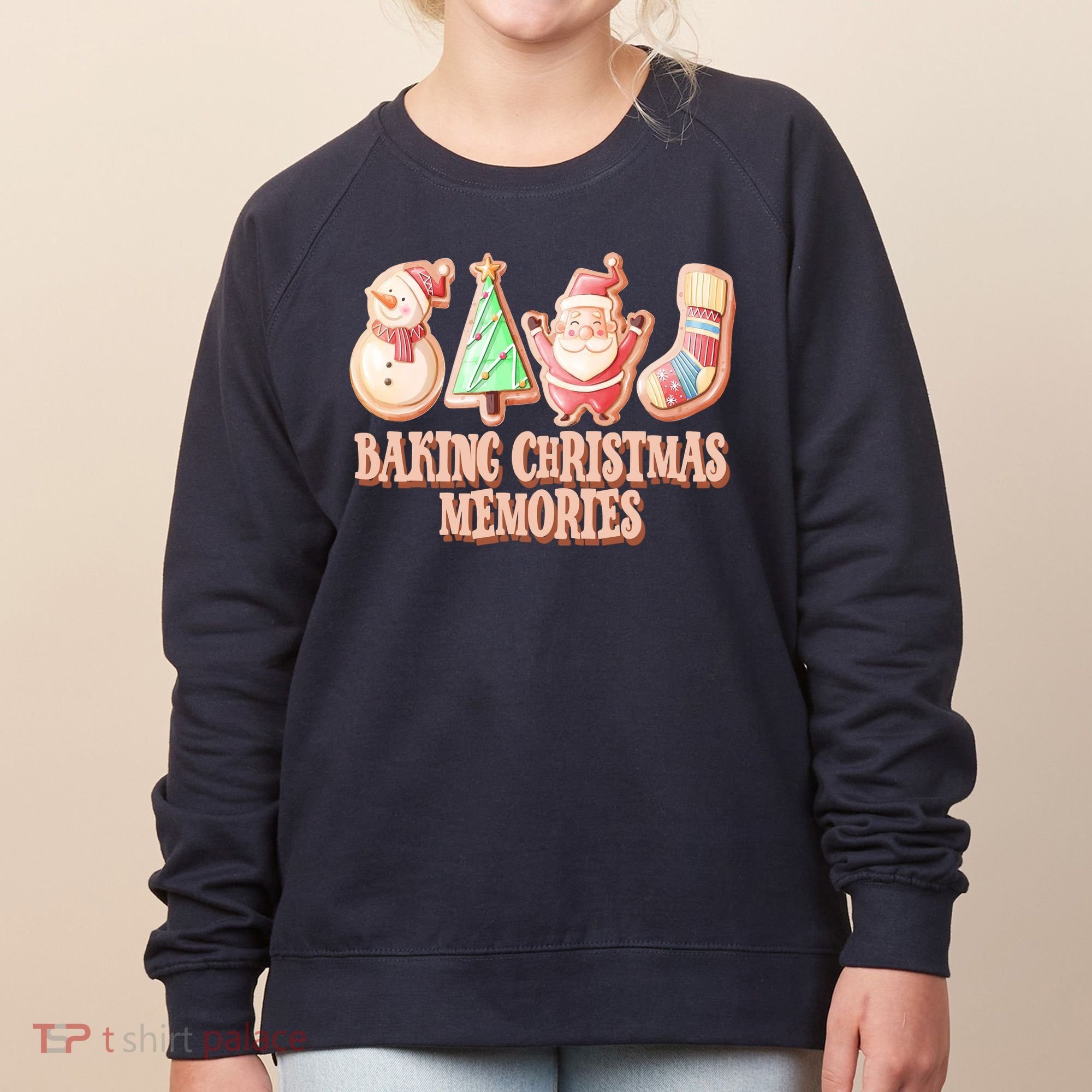 Baking Christmas Memories Cute Holiday Women's Sweatshirt