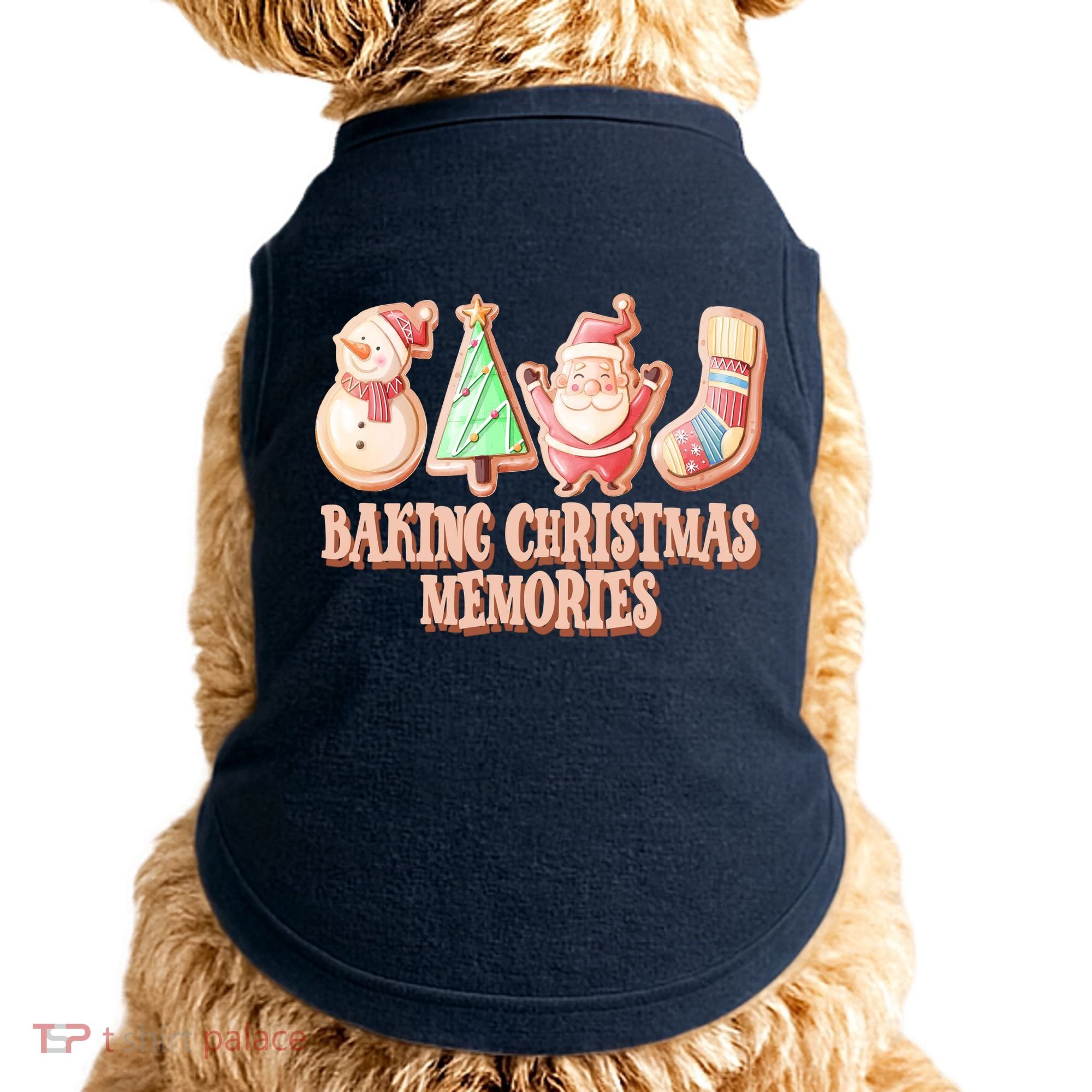 Baking Christmas Memories Cute Holiday Doggie Tank