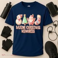 Baking Christmas Memories Cute Holiday Cooling Performance Crew T-Shirt thumb 3