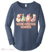 Baking Christmas Memories Cute Holiday Women's Perfect Tri Tunic Long Sleeve Shirt thumb 0