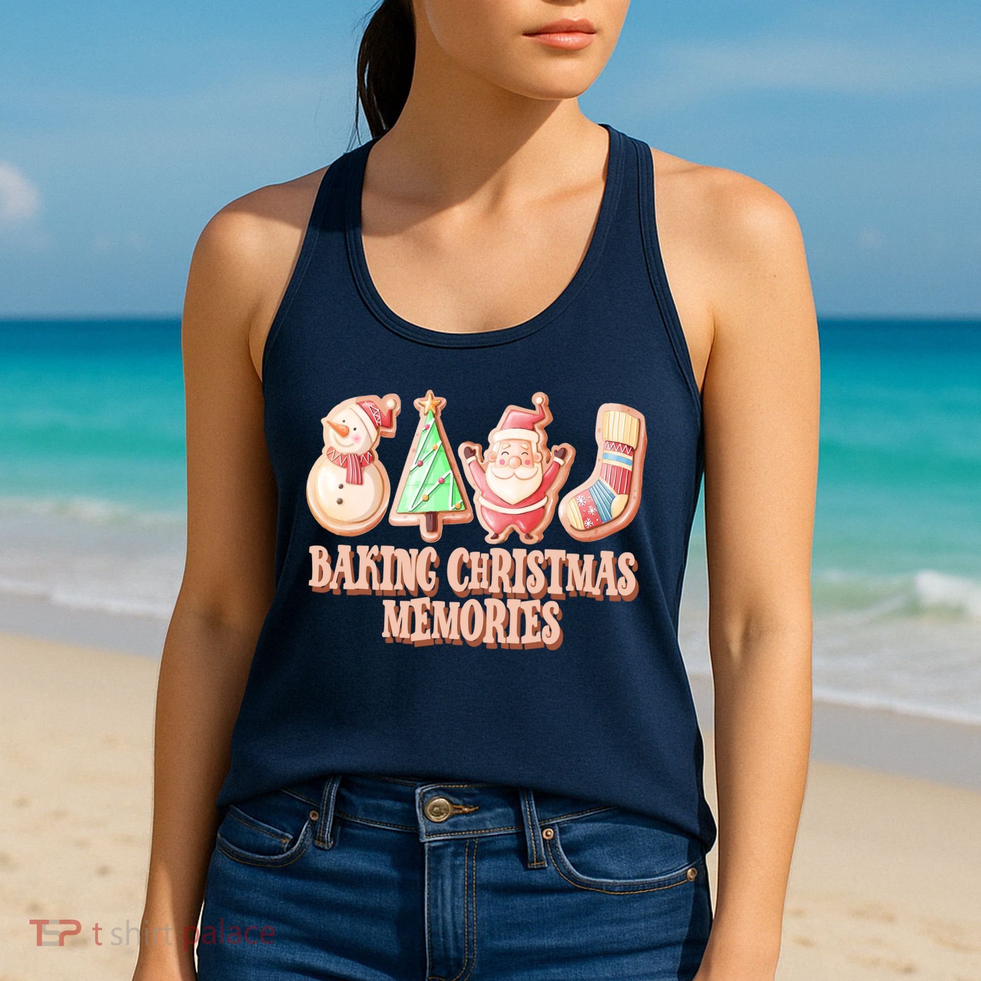 Baking Christmas Memories Cute Holiday Women's Tank Top