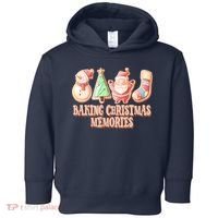 Baking Christmas Memories Cute Holiday Toddler Hoodie thumb 0