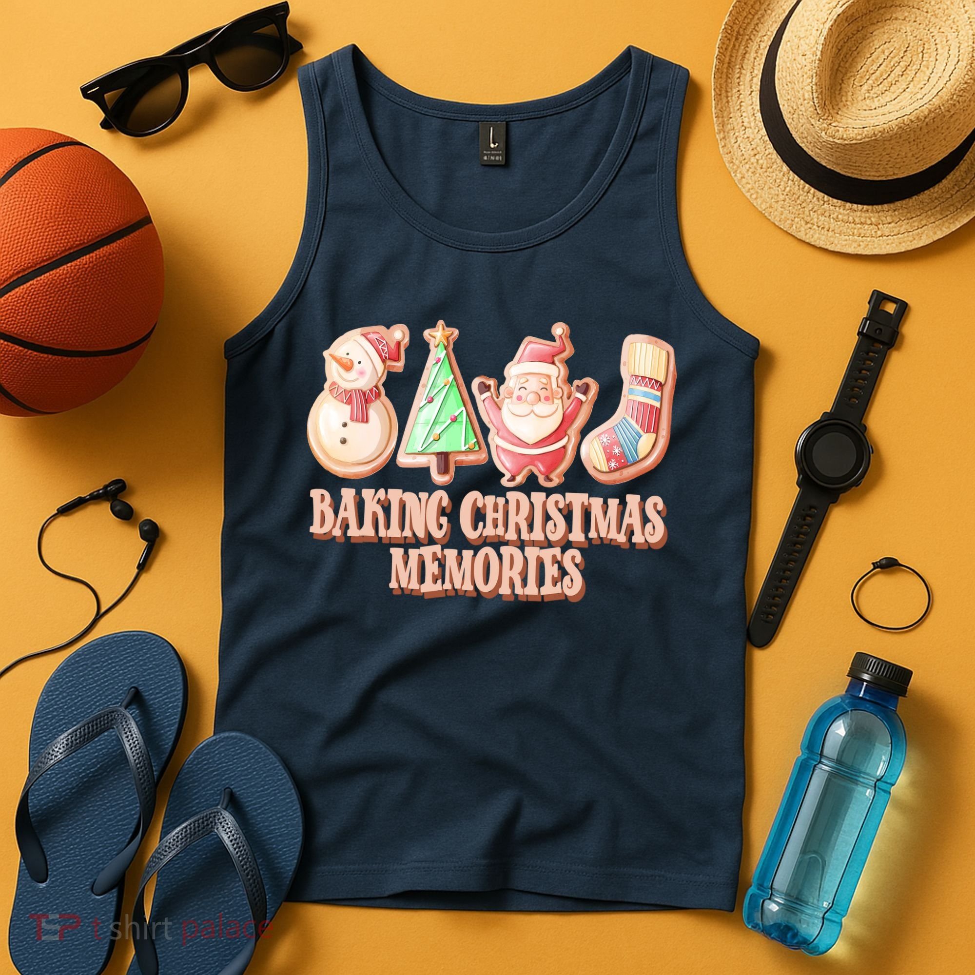Baking Christmas Memories Cute Holiday Tank Top