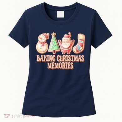 Baking Christmas Memories Cute Holiday Women's T-Shirt