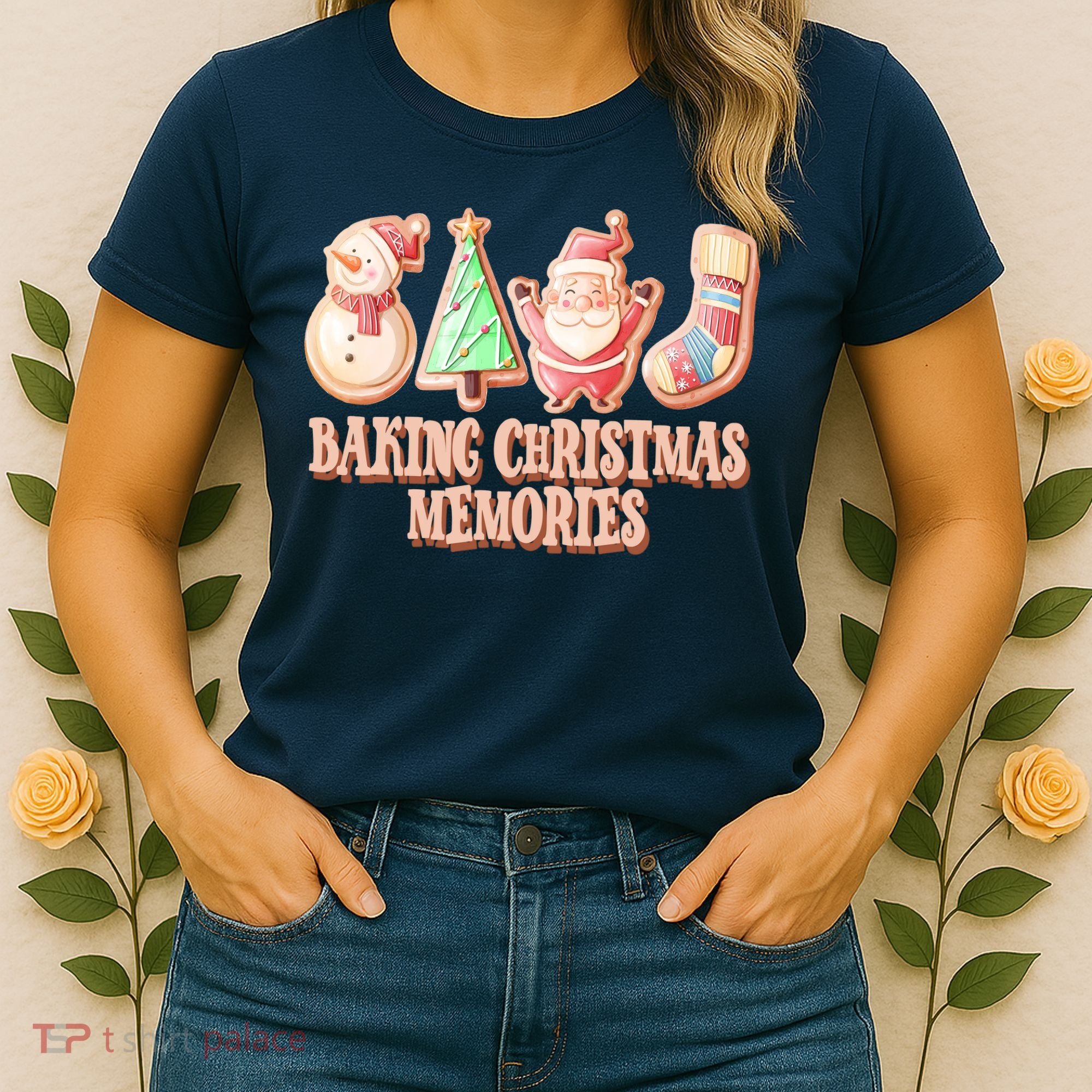 Baking Christmas Memories Cute Holiday Women's T-Shirt