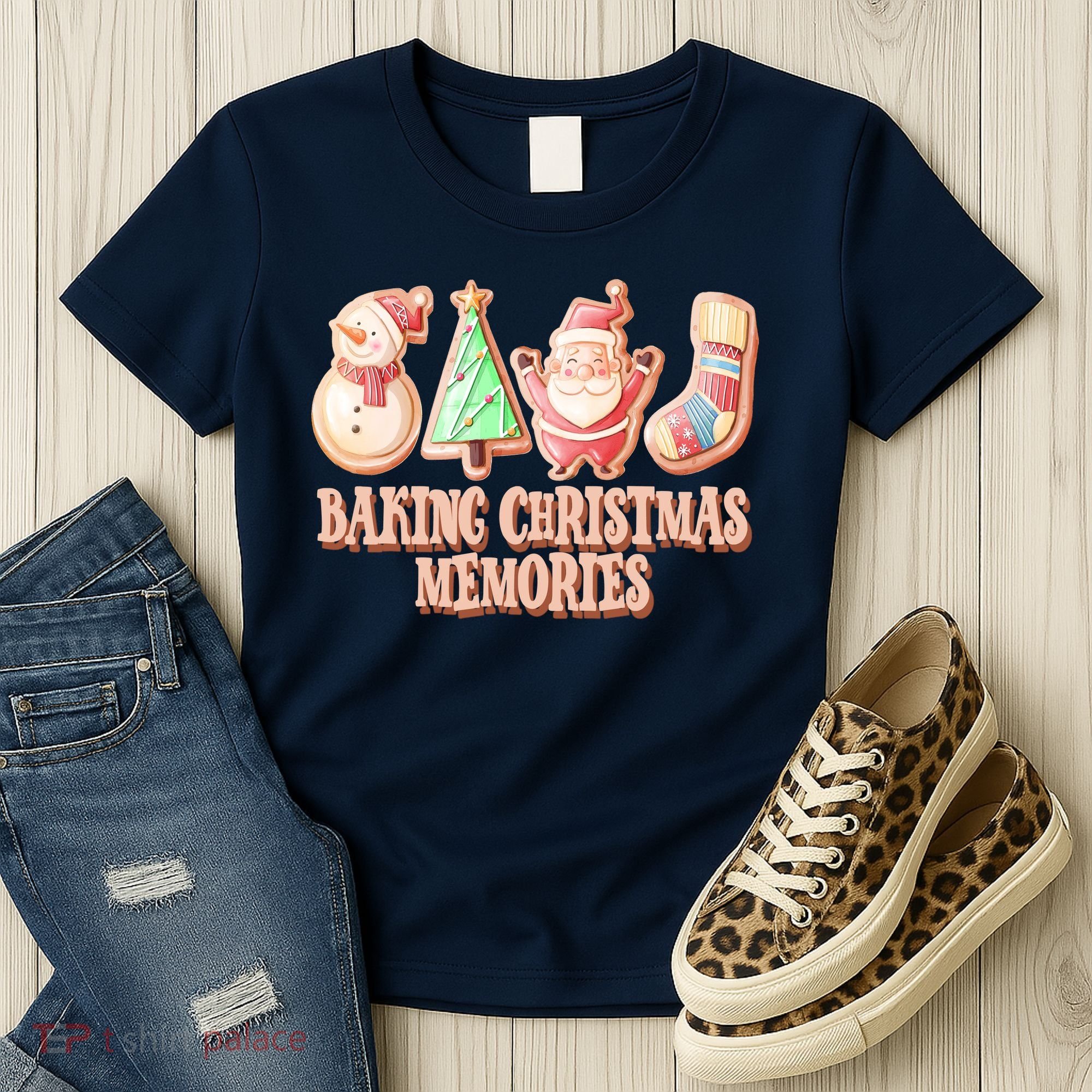 Baking Christmas Memories Cute Holiday Women's T-Shirt