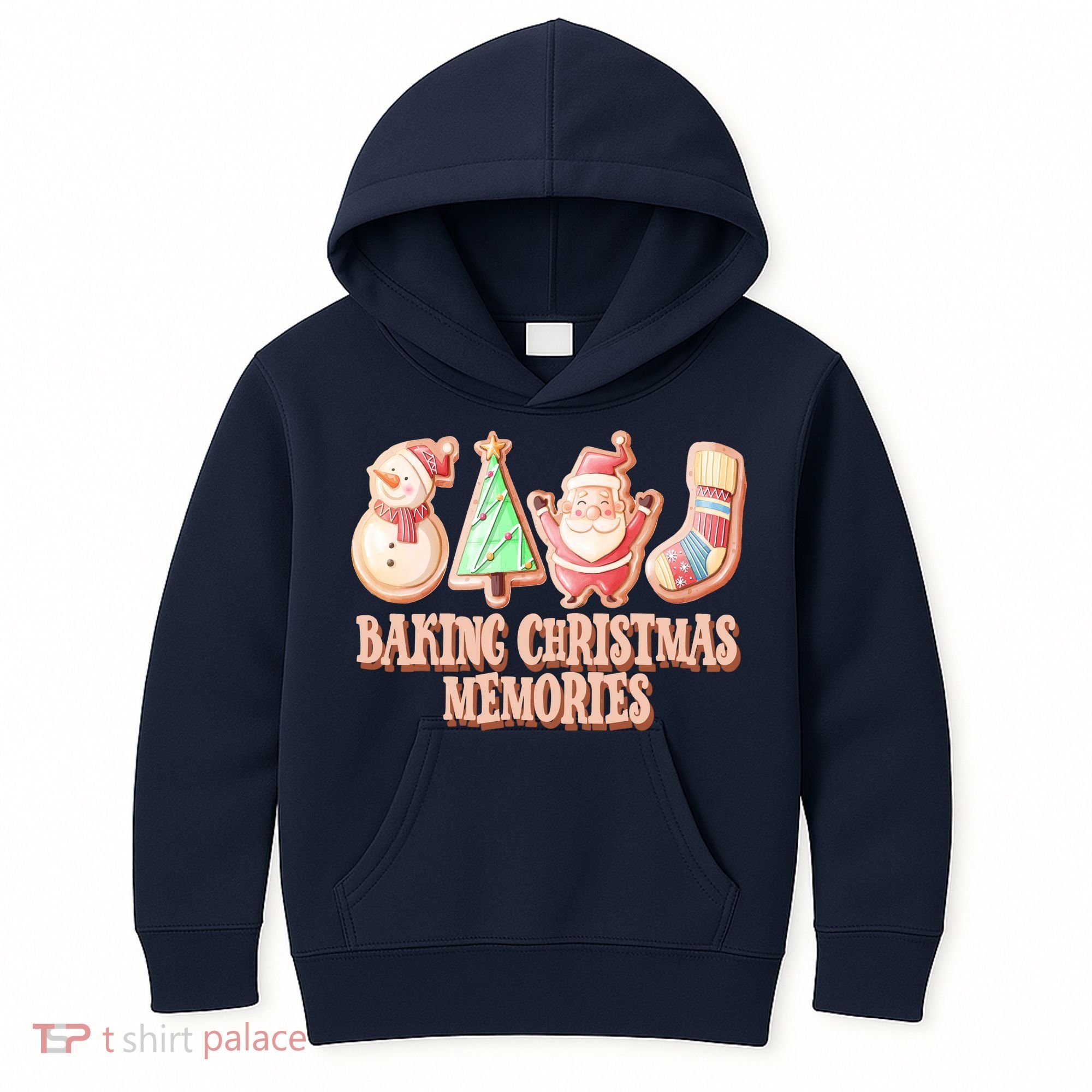 Baking Christmas Memories Cute Holiday Kids Hoodie