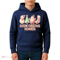 Baking Christmas Memories Cute Holiday Kids Hoodie thumb 4