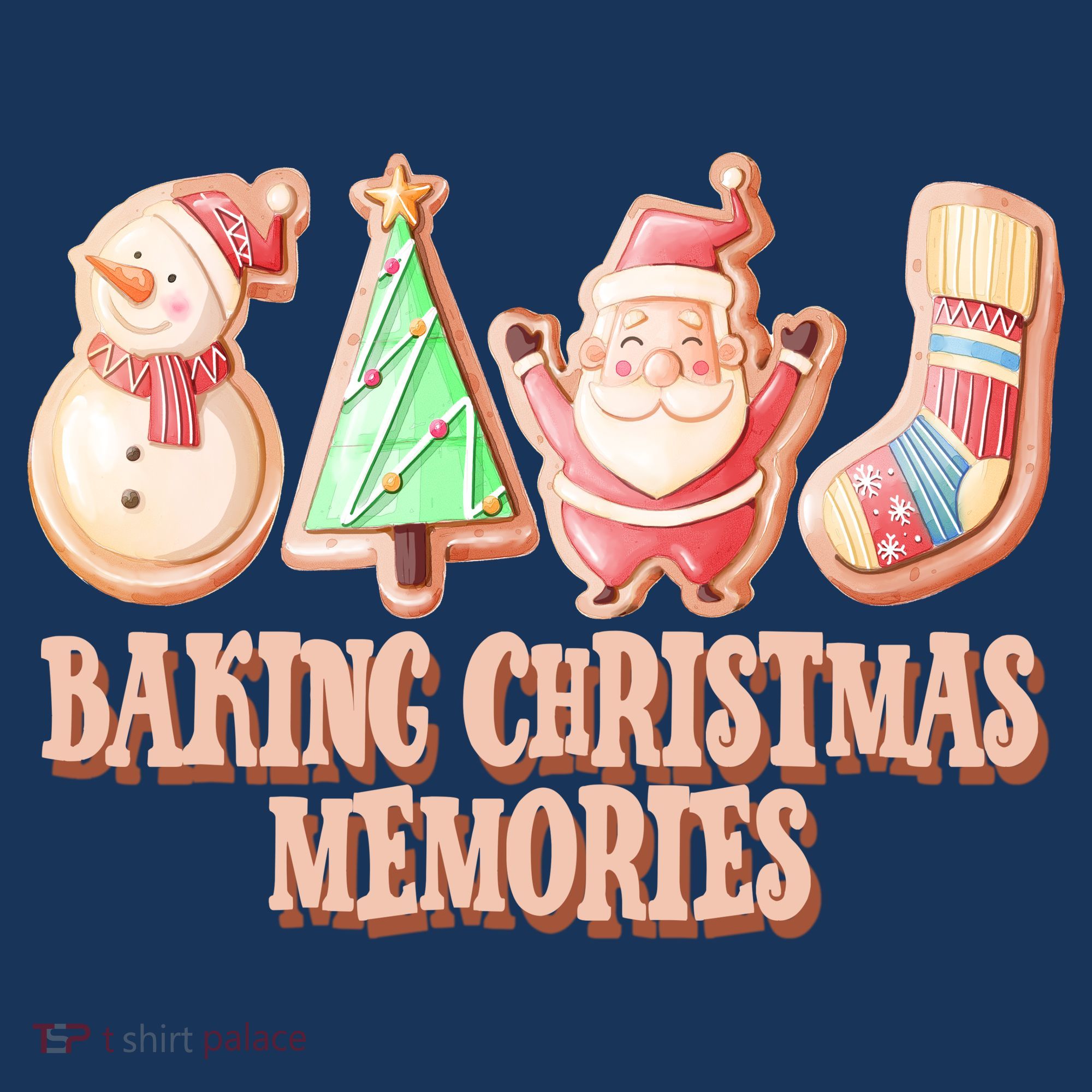 Baking Christmas Memories Cute Holiday Kids Hoodie