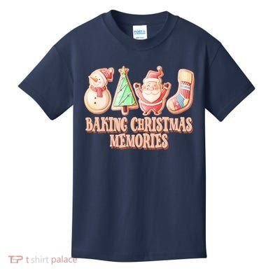 Baking Christmas Memories Cute Holiday Kids T-Shirt