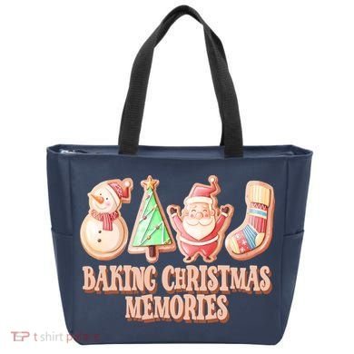 Baking Christmas Memories Cute Holiday Tote Bag