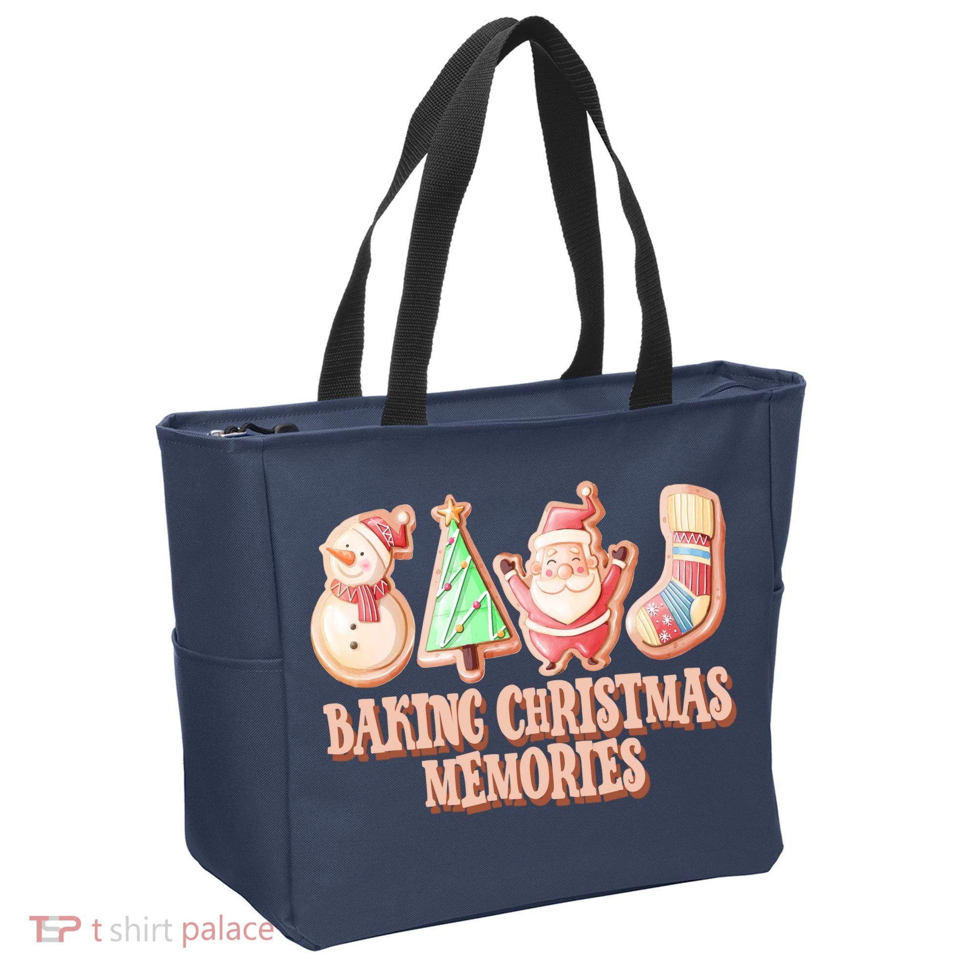 Baking Christmas Memories Cute Holiday Tote Bag