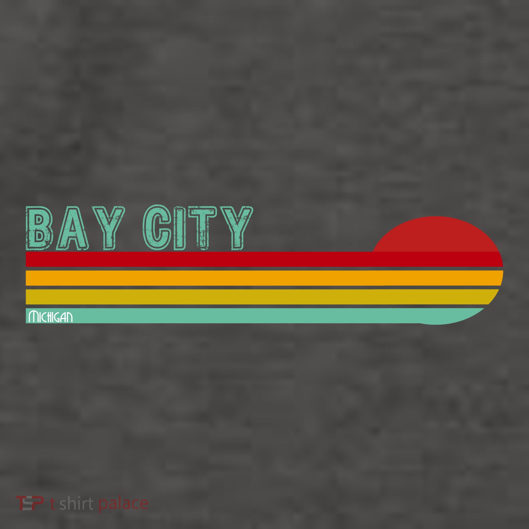 Bay City Michigan Vector Backpack