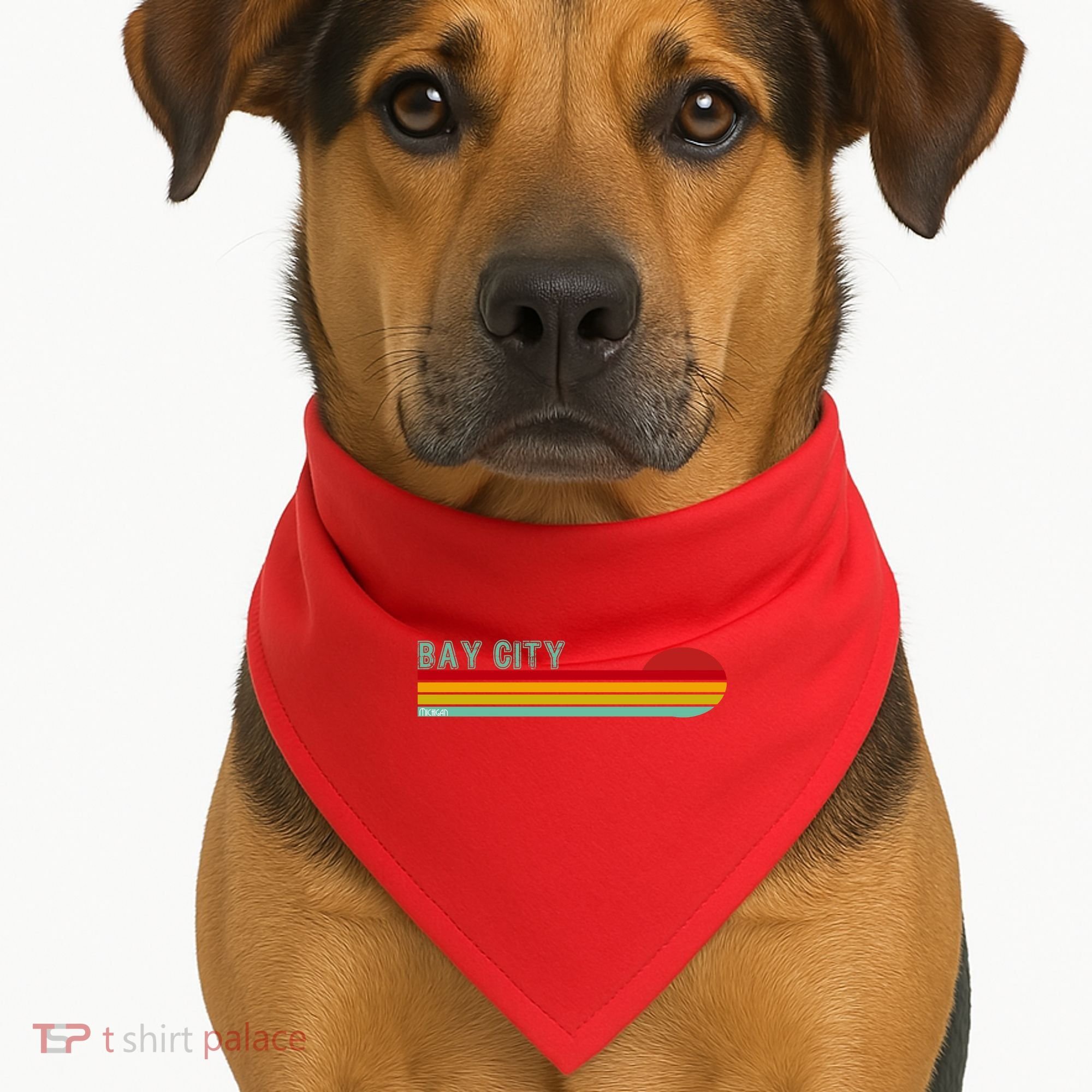 Bay City Michigan USA-Made Doggie Bandana