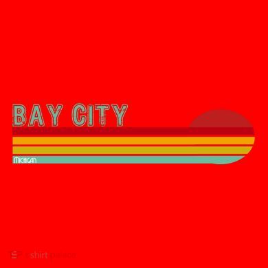Bay City Michigan Women's Crop Top Tee