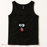Black Cat My Four Moods I Need Coffee I Need A Nap Coffee Tank Top thumb 2