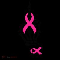 Breast Cancer , Middle Finger Cancer Women's Hoodie thumb 2