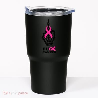 Breast Cancer , Middle Finger Cancer Tumbler