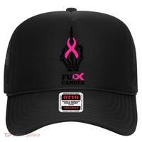 Breast Cancer , Middle Finger Cancer Hat thumb 0