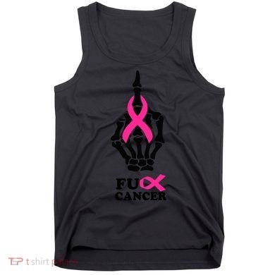 Breast Cancer , Middle Finger Cancer Tank Top