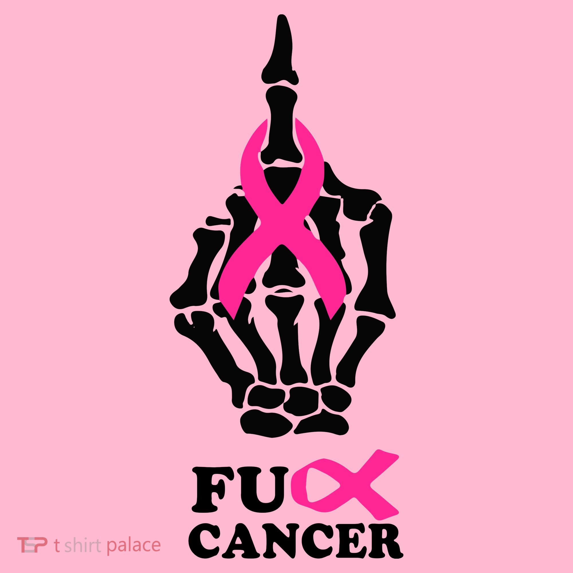 Breast Cancer , Middle Finger Cancer Hoodie