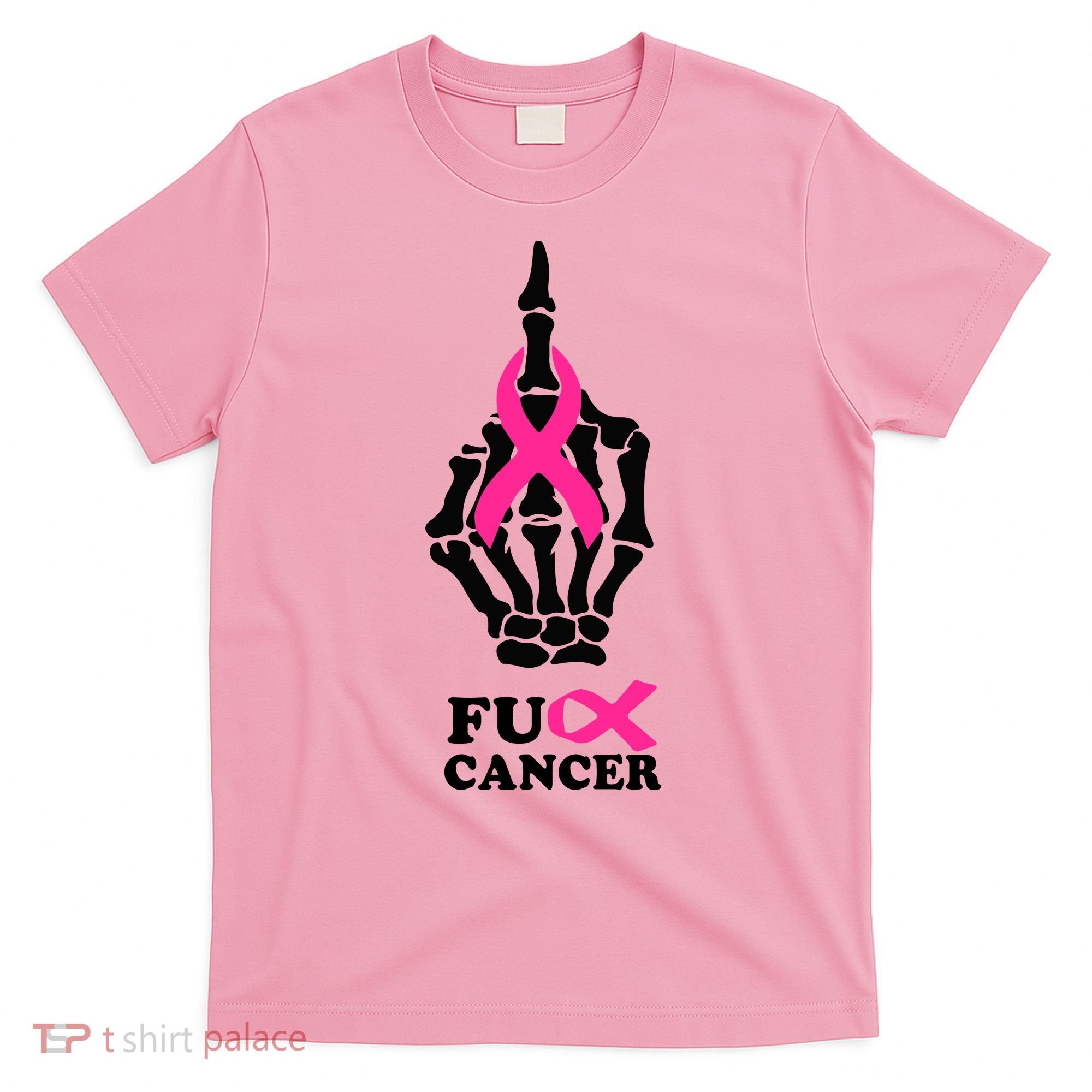 Breast Cancer , Middle Finger Cancer T-Shirt