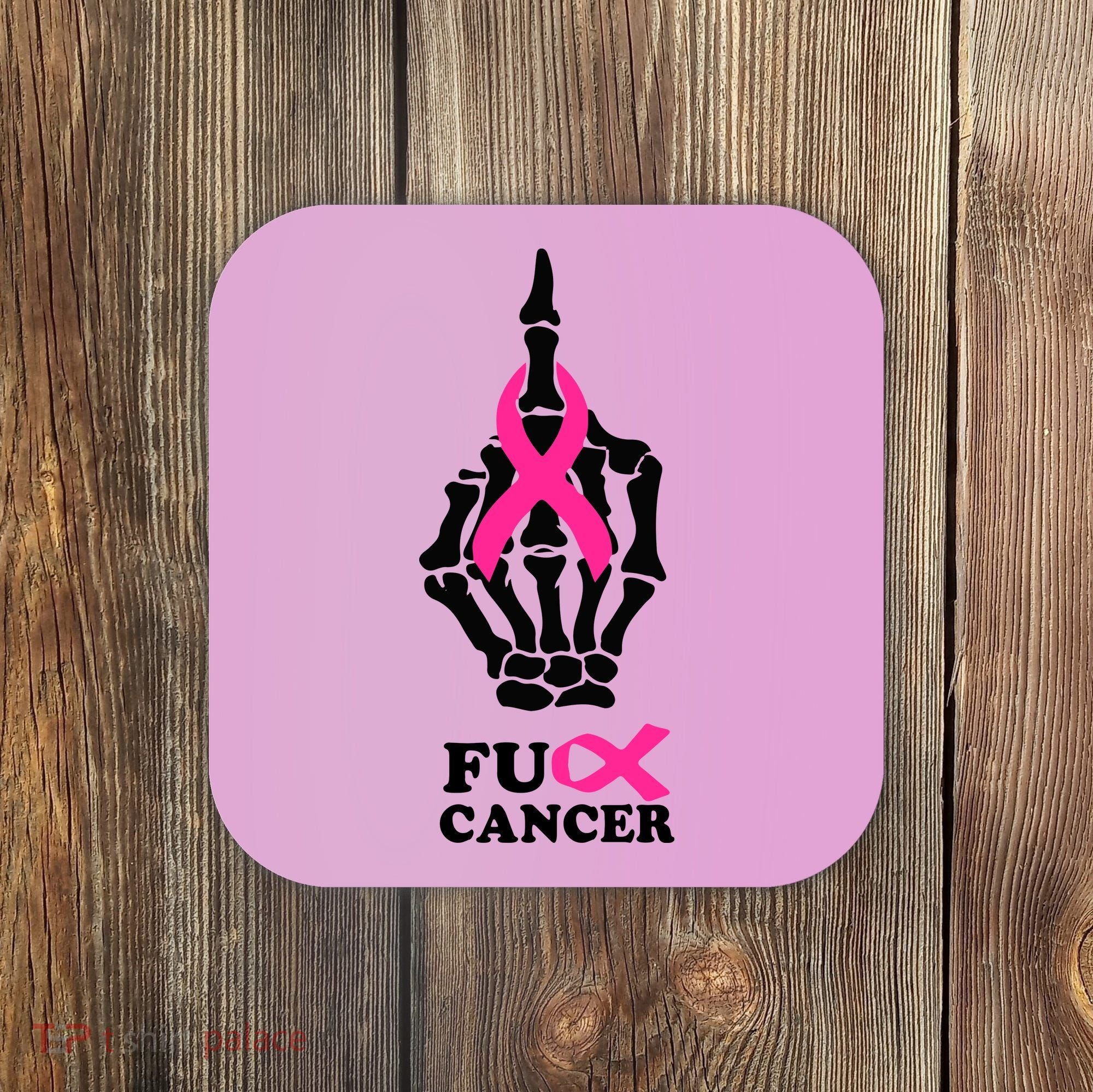 Breast Cancer , Middle Finger Cancer Coaster