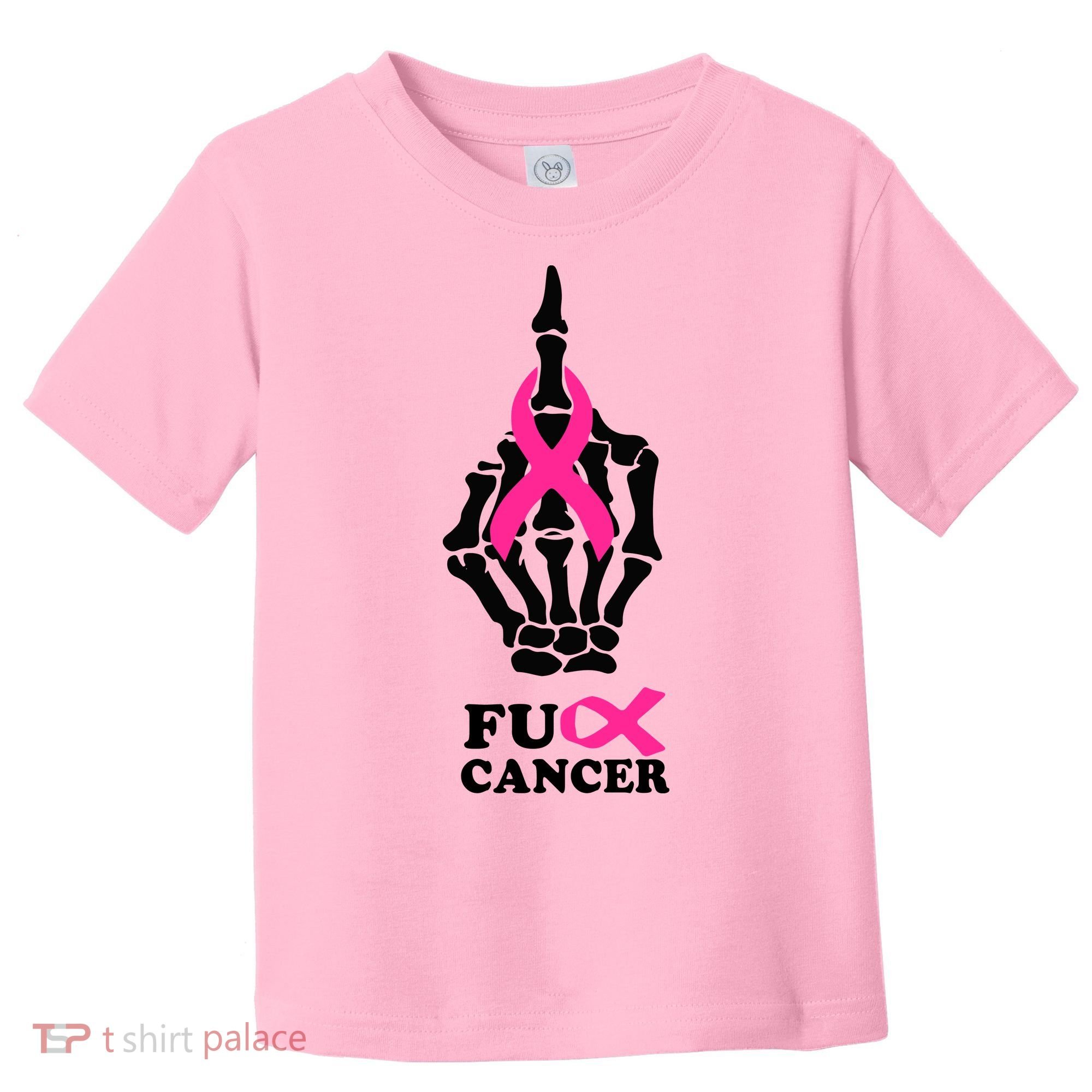 Breast Cancer , Middle Finger Cancer Toddler T-Shirt