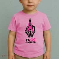 Breast Cancer , Middle Finger Cancer Toddler T-Shirt thumb 2