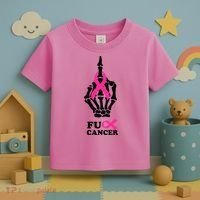Breast Cancer , Middle Finger Cancer Toddler T-Shirt thumb 3